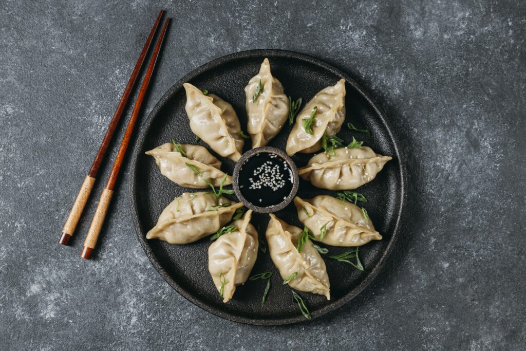 flat-lay-japanese-dumplings-assortment