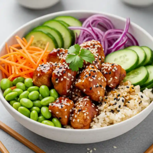 Poke bowl poulet