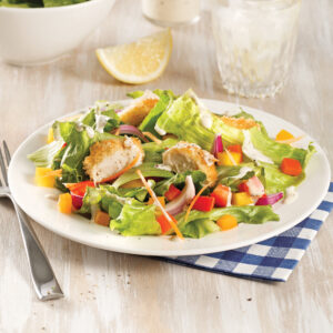 Salade de poulet croustillant